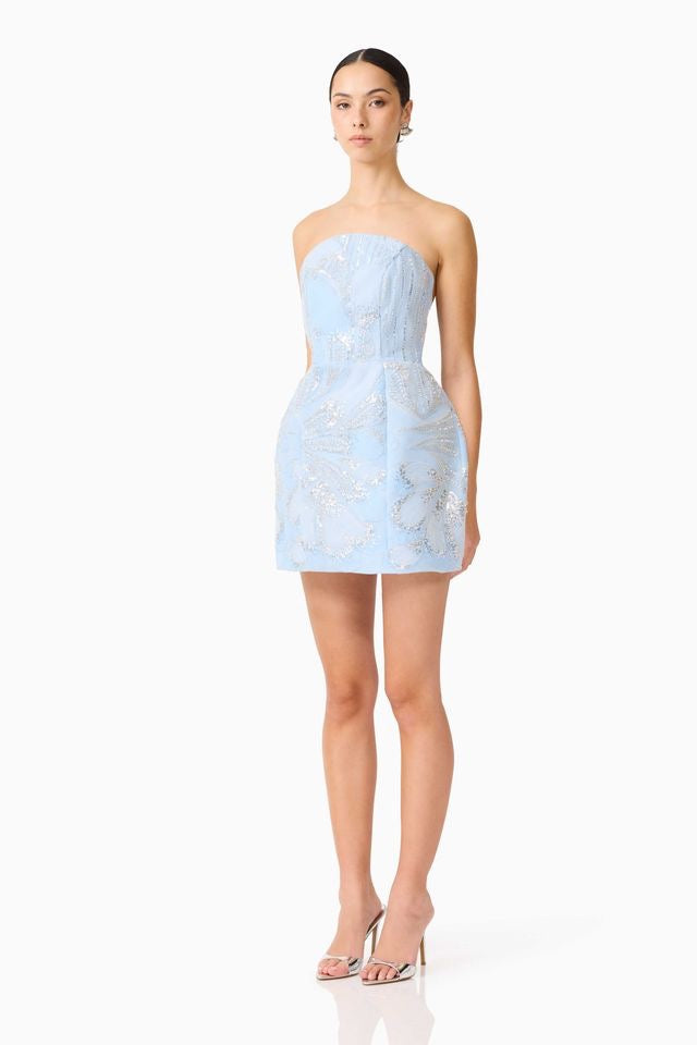 Elliatt Annabelle Tulip Mini Dress - Blue
