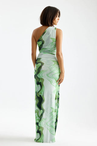 Lexi Viola Dress - Matcha Swirl