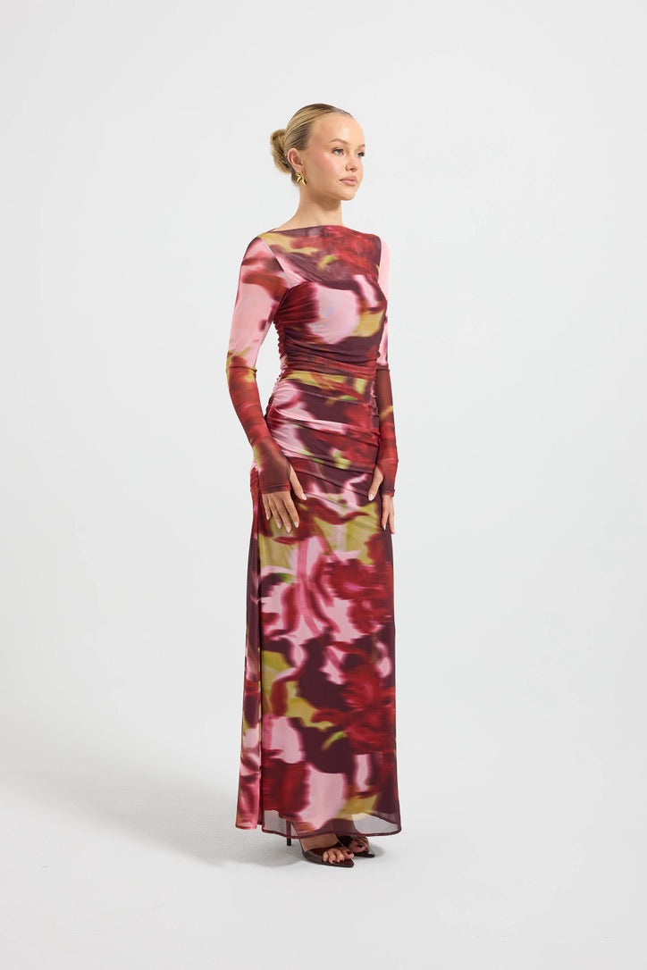 Pasduchas Zenith Maxi Dress - Blur Floral