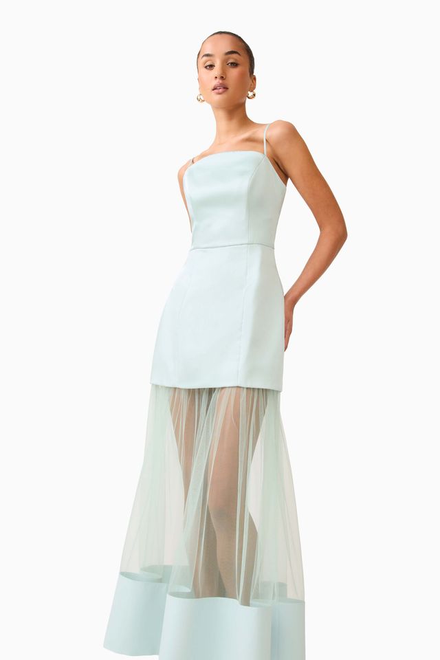 Elliatt Marcella Strapless Gown - Seagreen