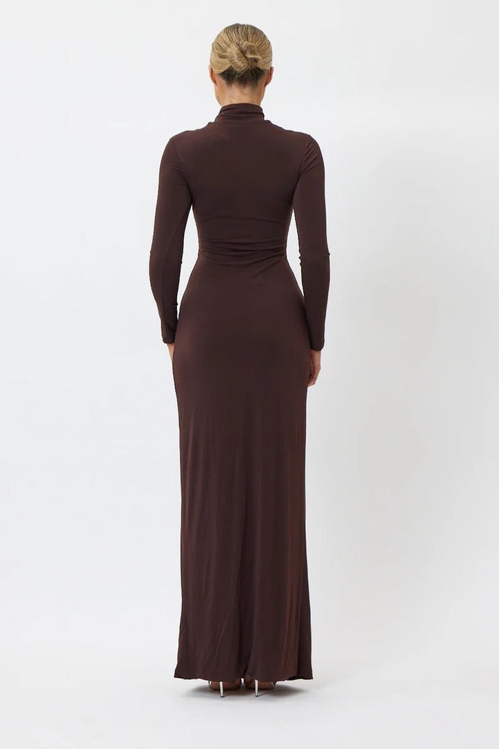 Bianca & Bridgett Dalton Midi Dress - Chocolate