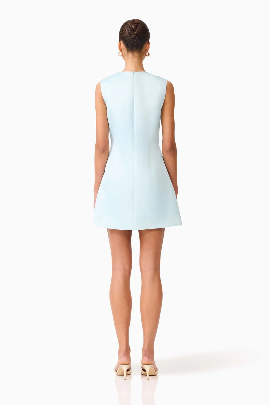 Elliatt Harper Shift Mini Dress - Baby Blue Floral