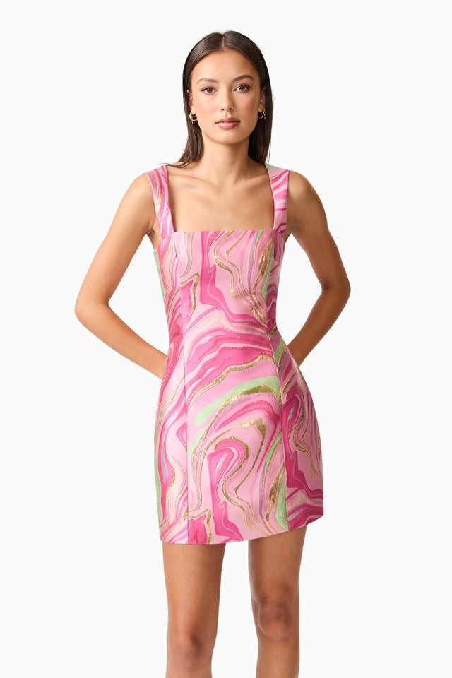 Elliatt Mirella Mini Dress - Pink Multi