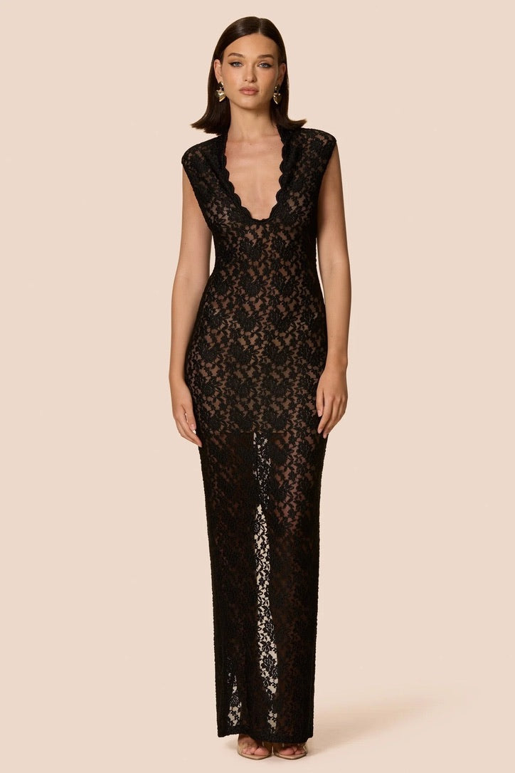 Nookie Mystique Maxi Dress - Black