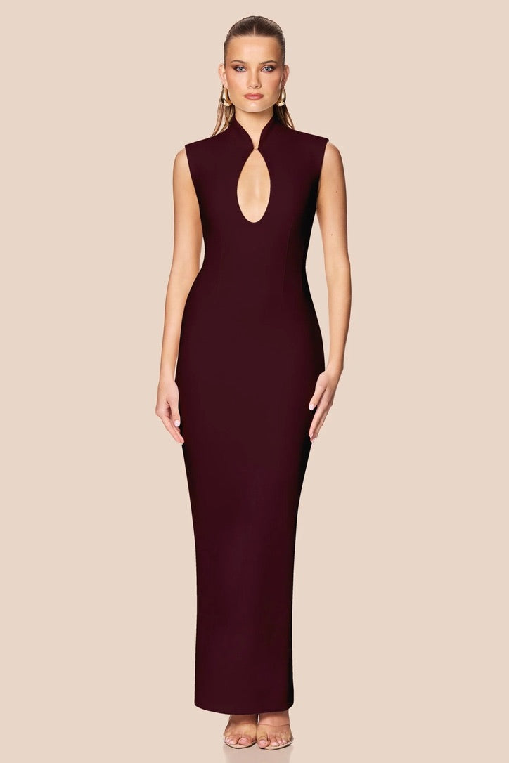 Nookie Gia Maxi Dress - Wine