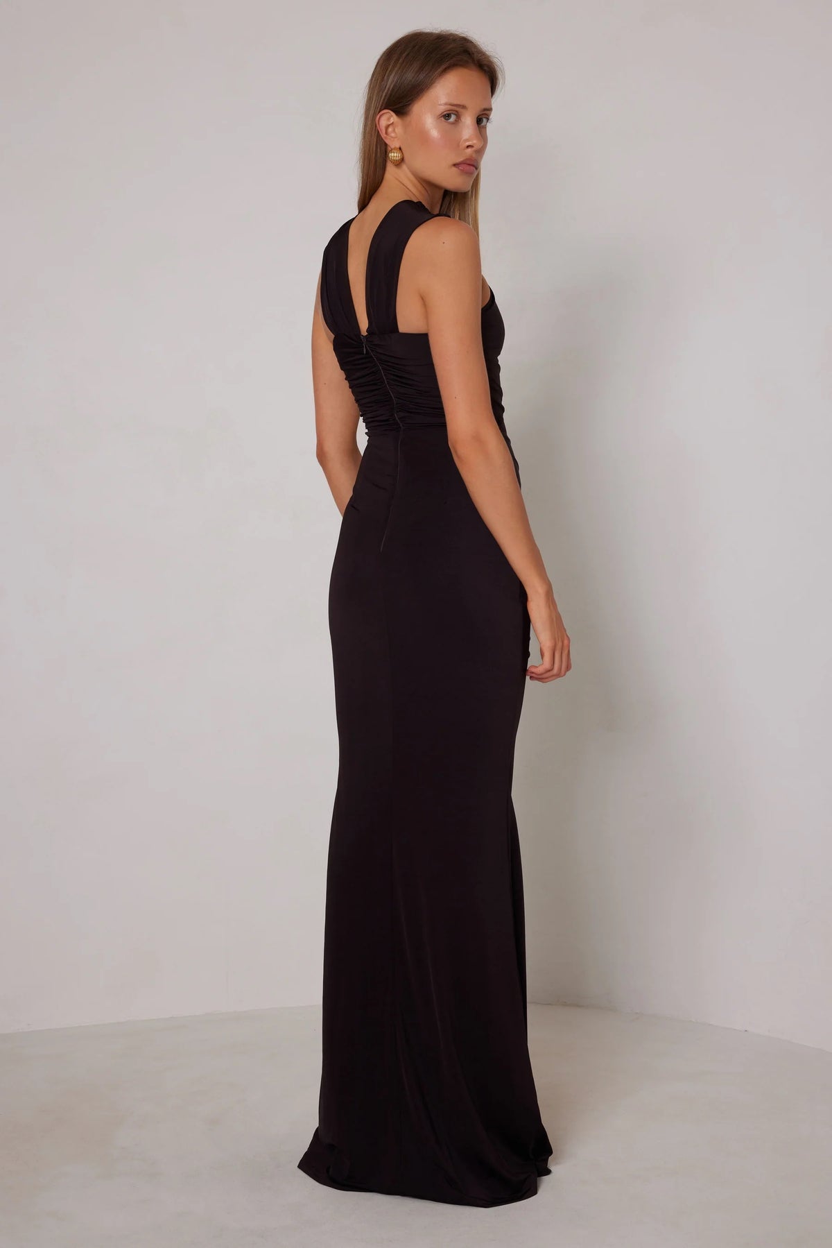 Elle Zeitoune Yvonne Dress - Espresso