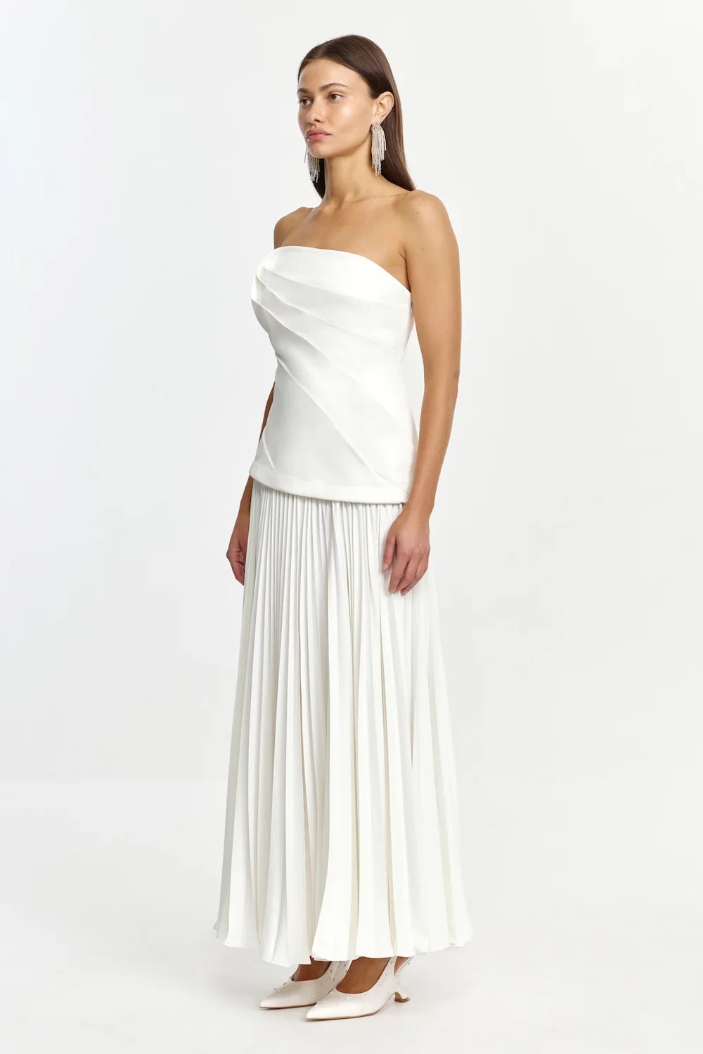 Acler Harden Maxi Dress - Ivory