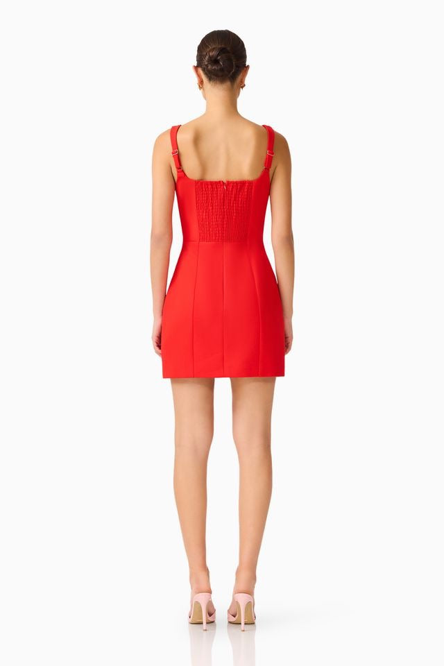Elliatt Fleurisca Mini Dress - Scarlet Red