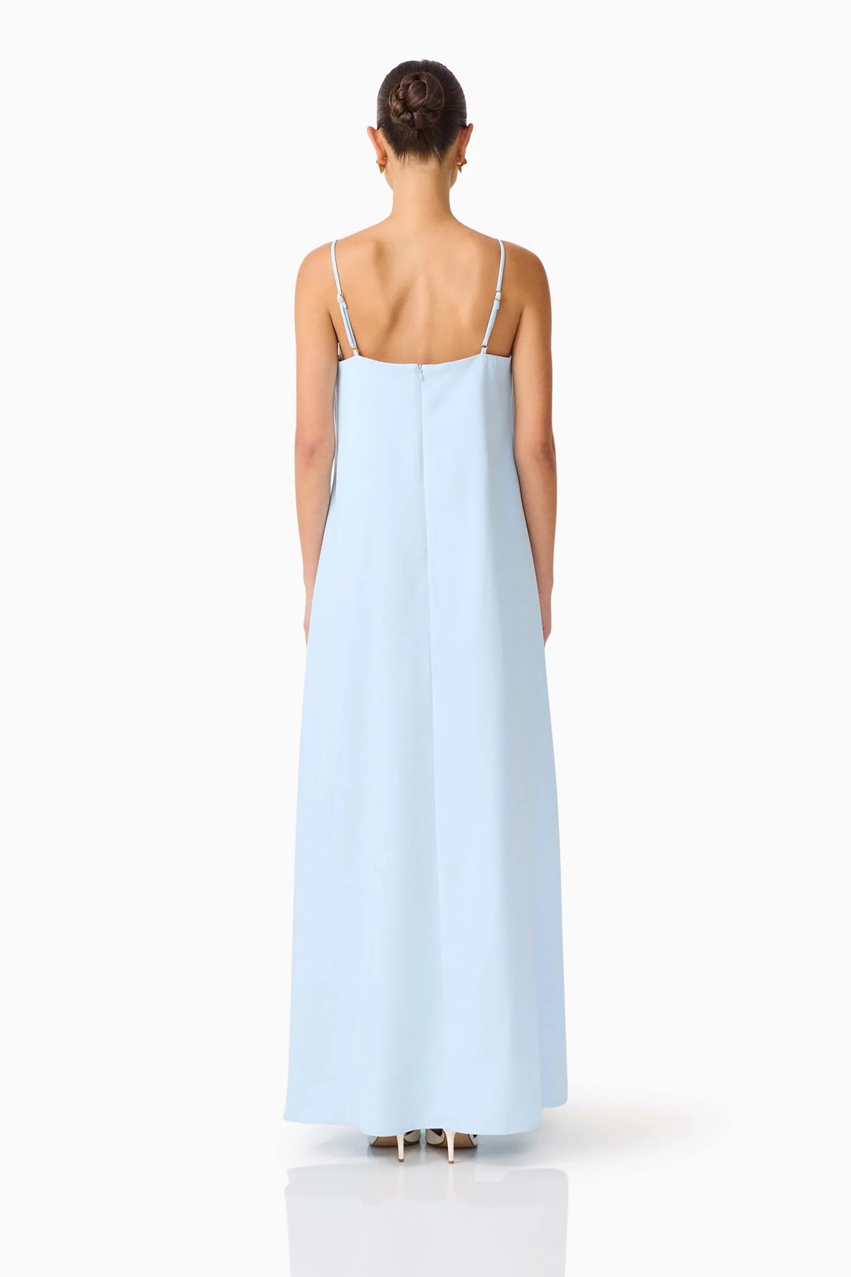 Elliatt Embroidered Maxi Dress - Baby Blue