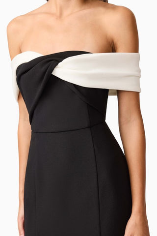 Elliatt Ruby Gown - Black White