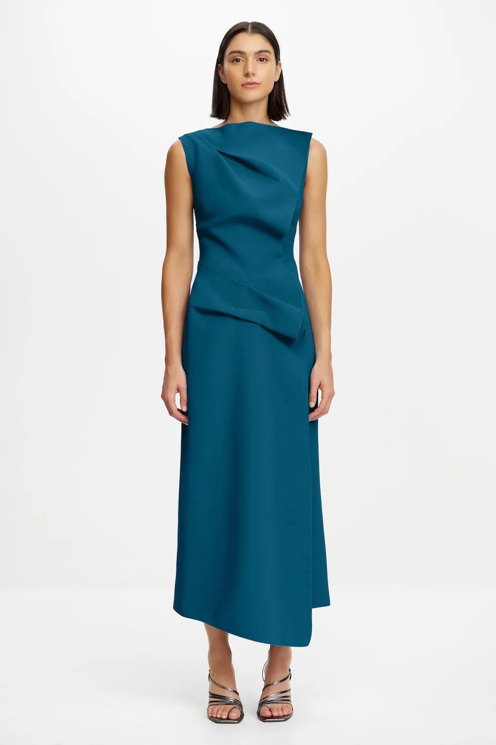 Acler Normanhill Midi Dress - Blue