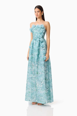 Elliatt Faye Gown - Blue Mutli