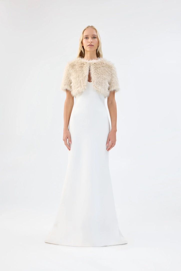 Unreal Fur Wings Balero - Caramel