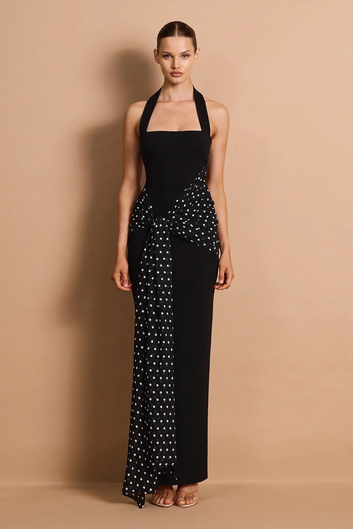 Nookie Paloma Halter Maxi Dress - Black