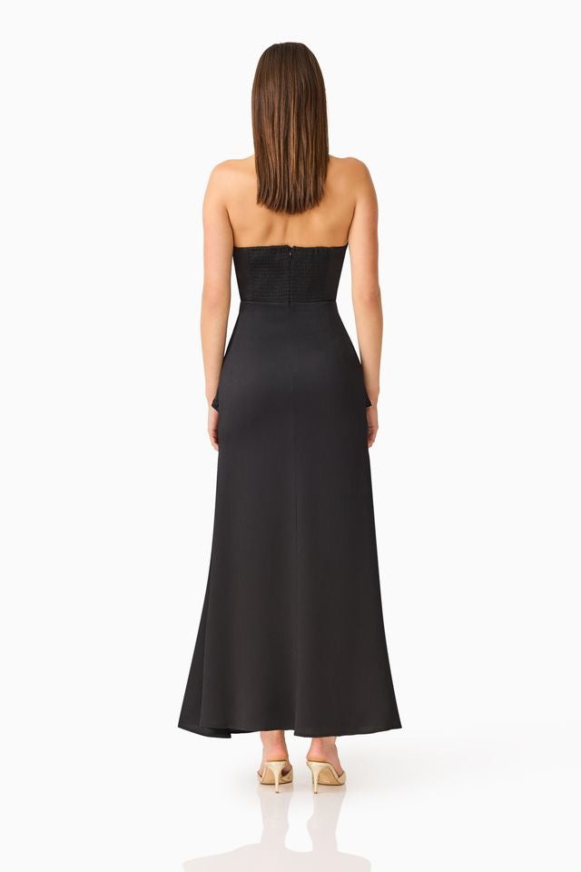 Elliatt Auriella Halter Maxi Gown - Black