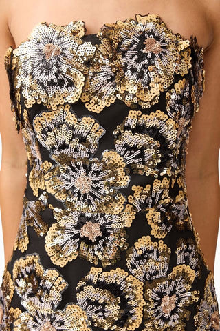 Elliatt Celeste Gown - Black Gold