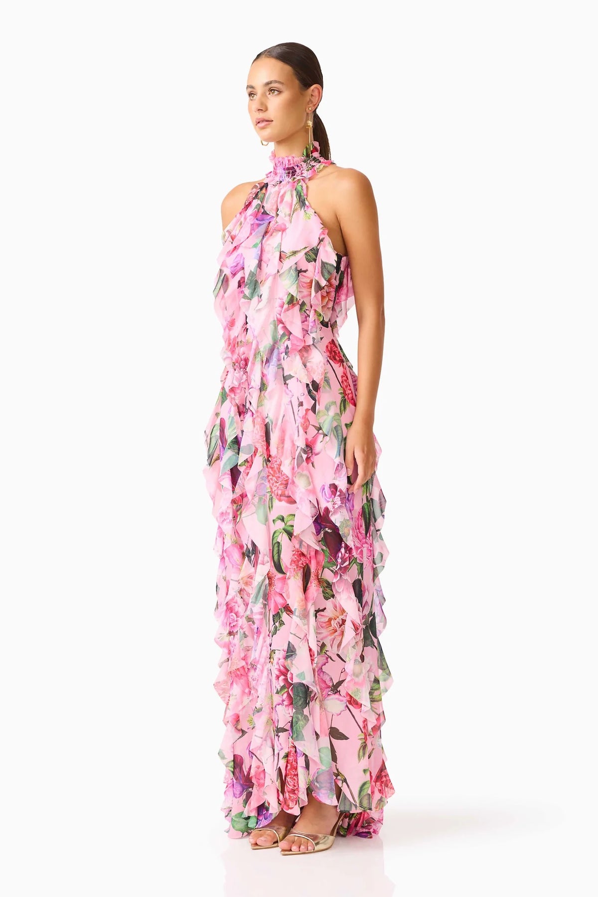Elliatt Solene Gown - Pink Floral
