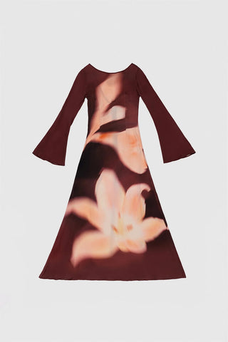 The Wolf Gang Leona Maxi Dress - Cocoa Flower