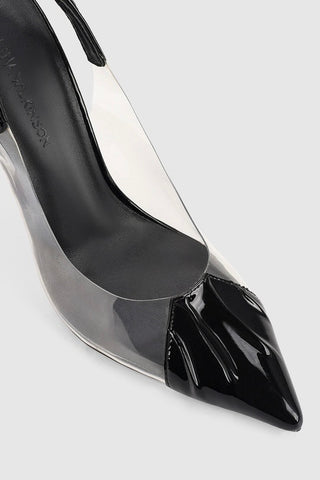 Lana Wilkinson Remi Pump Heels - Black Patent Leather