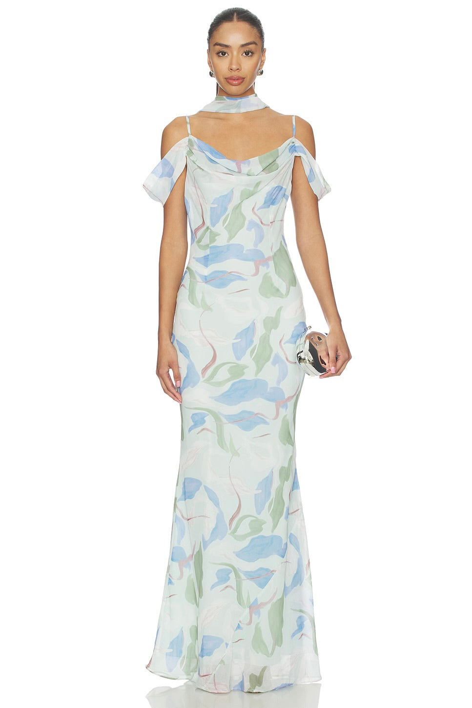 Sonya Rosalie Dress - Mist Garden