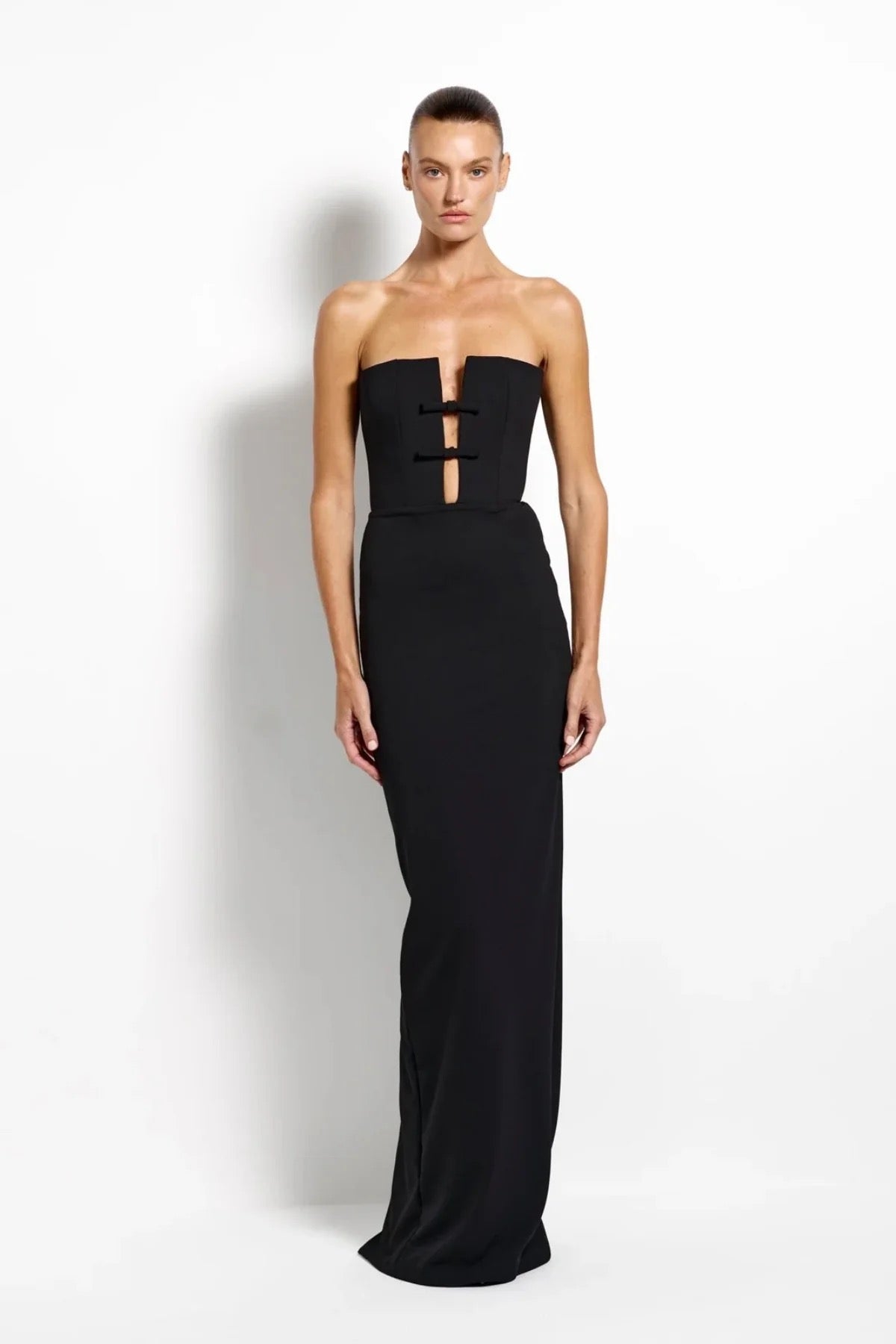 Effie Kats Addison Gown - Black