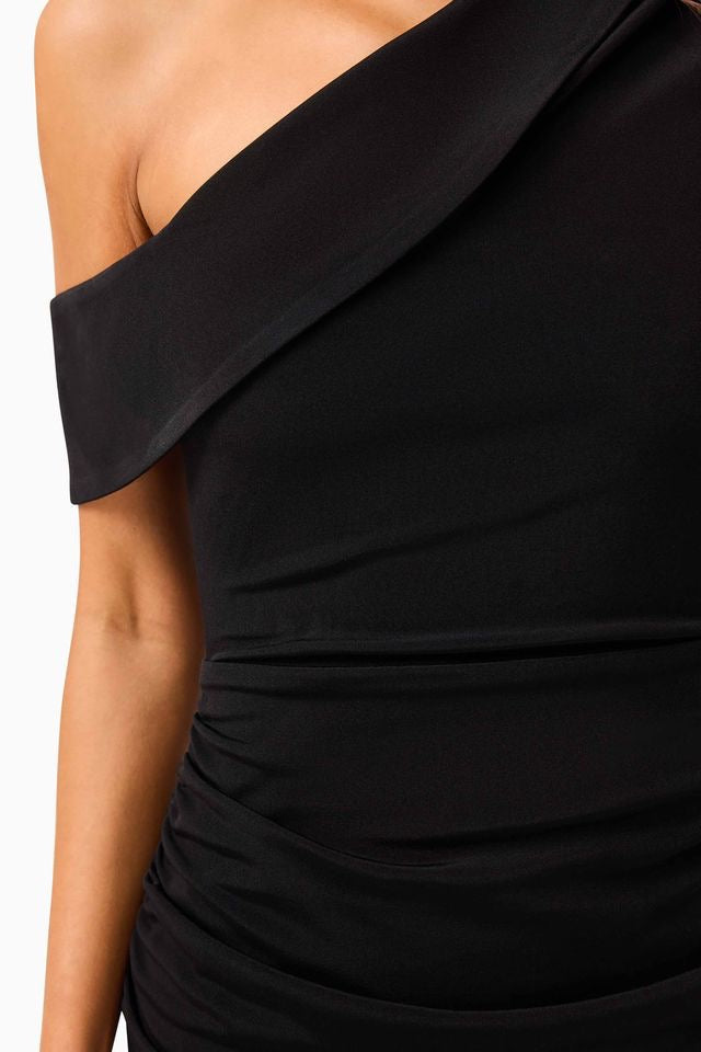 Elliatt Danica Asym Midi Dress - Black