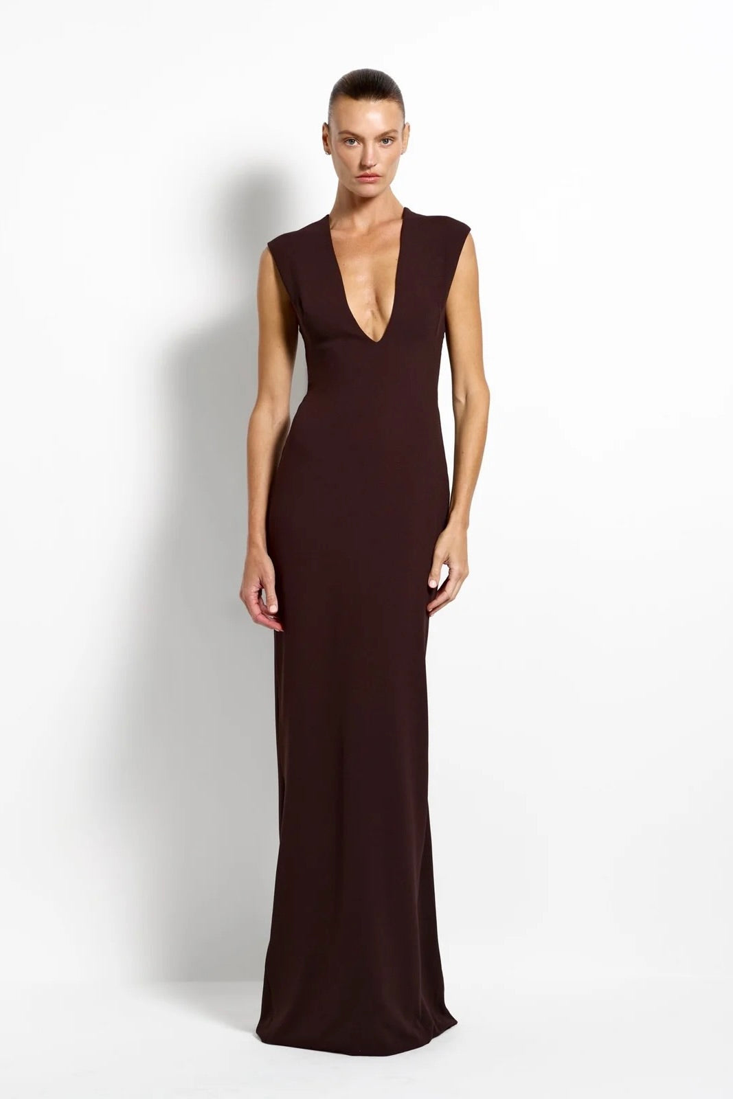 Effie Kats Analie Gown - Coffee