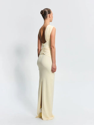 Effie Kats Greer Gown - Lemon