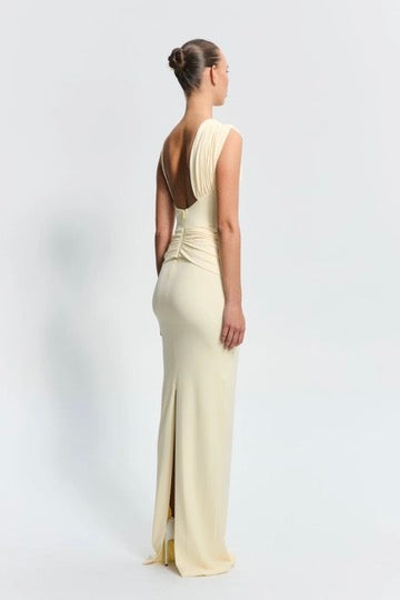 Effie Kats Greer Gown - Lemon