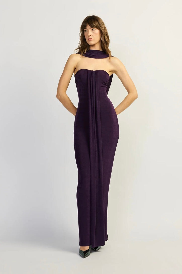 Tojhà Vianna Dress - Blackberry