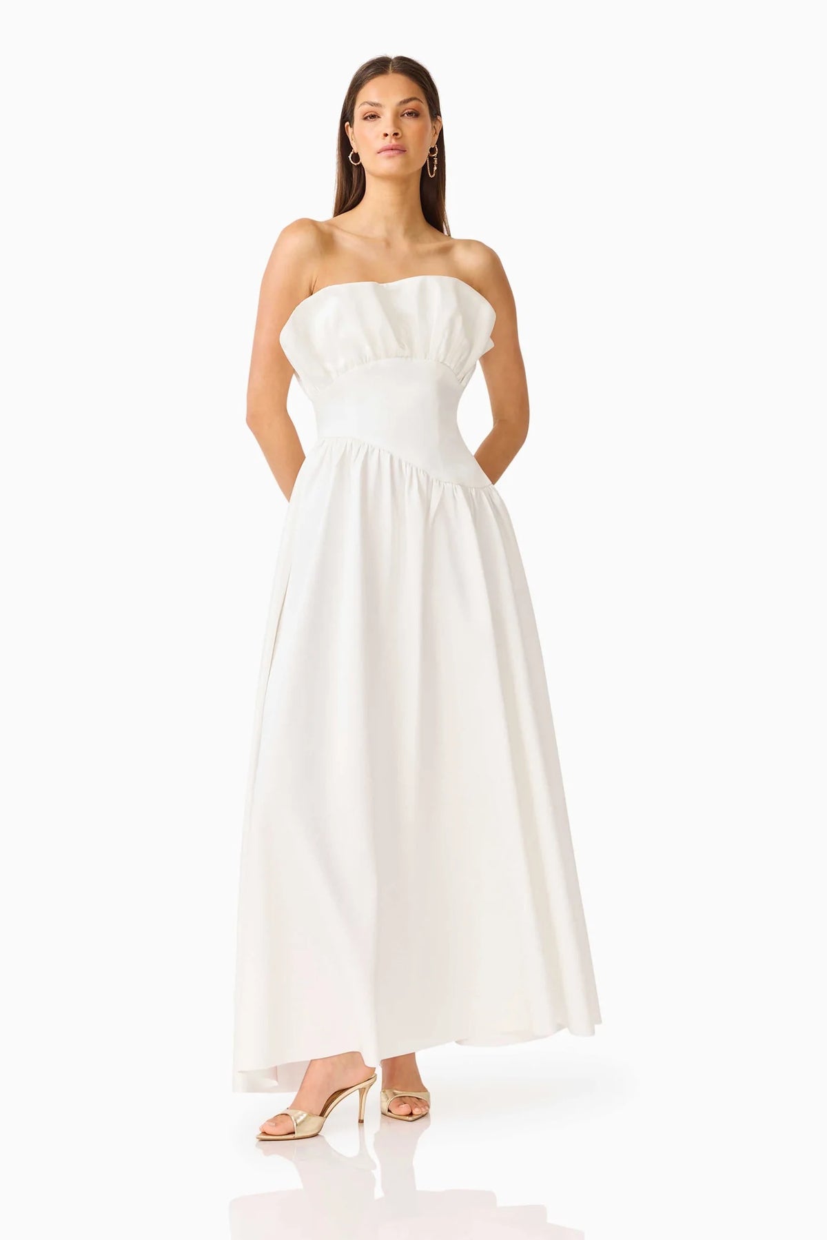 Elliatt Laurel Maxi Dress - White