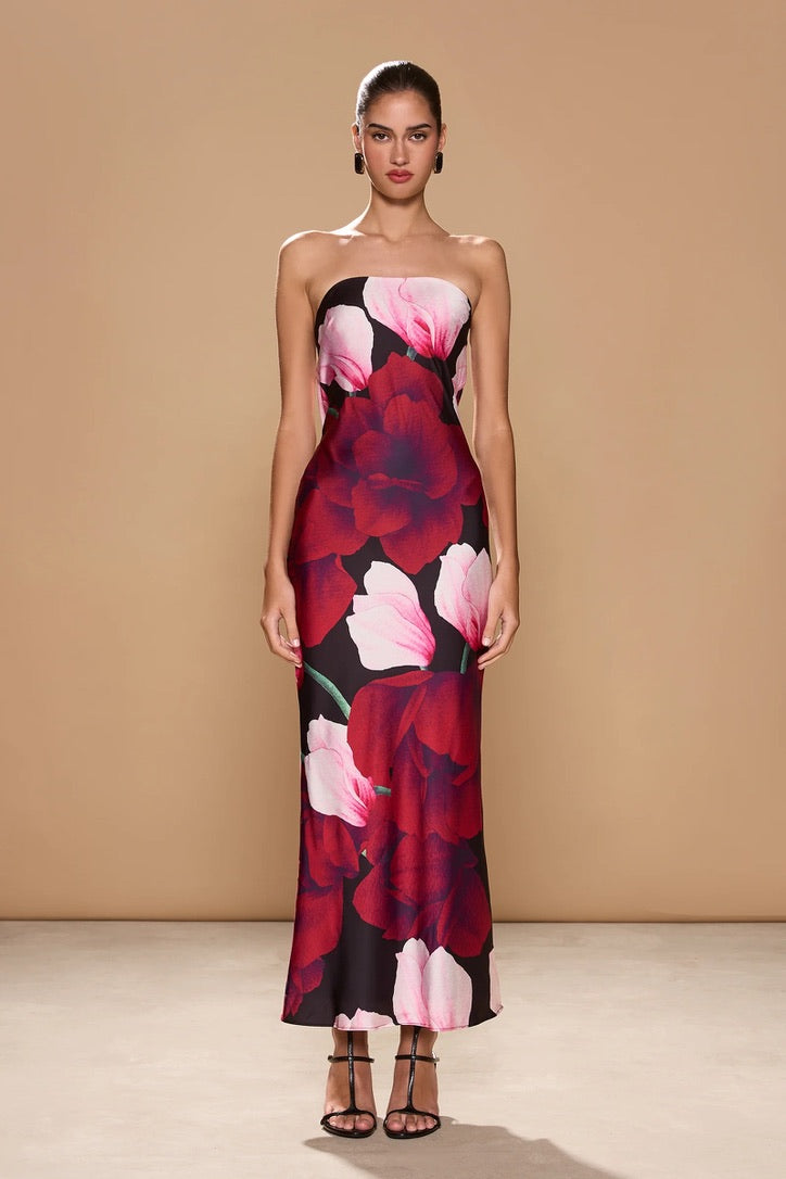 Sonya Alma Dress - Midnight Roses