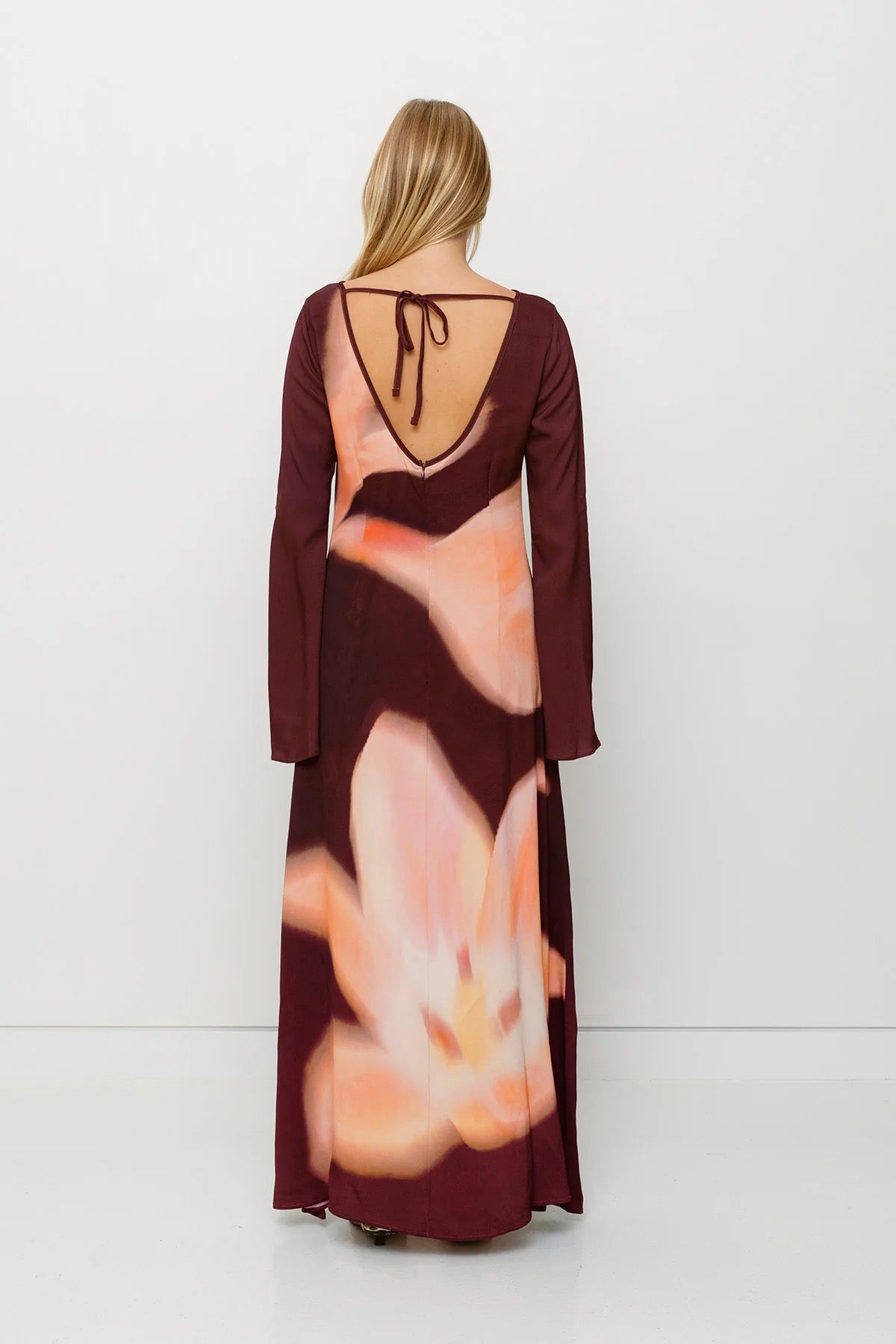 The Wolf Gang Leona Maxi Dress - Cocoa Flower