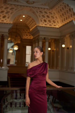 Elle Zeitoune Maximus Dress - Wine