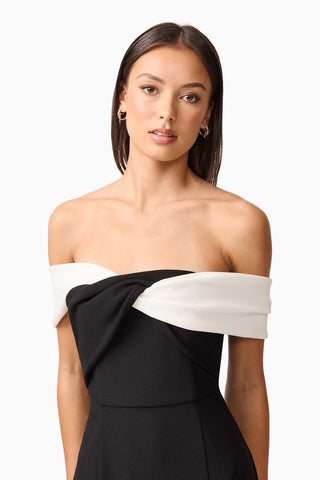 Elliatt Ruby Gown - Black White