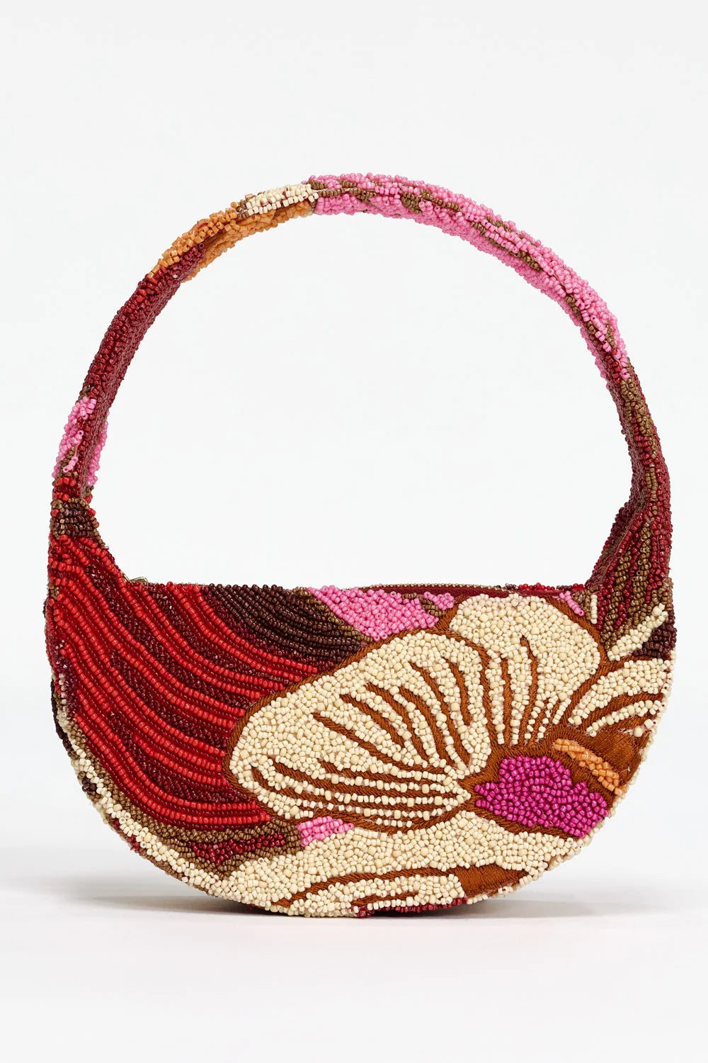 Acler Bead Birch Bag - Rouge Eclipse