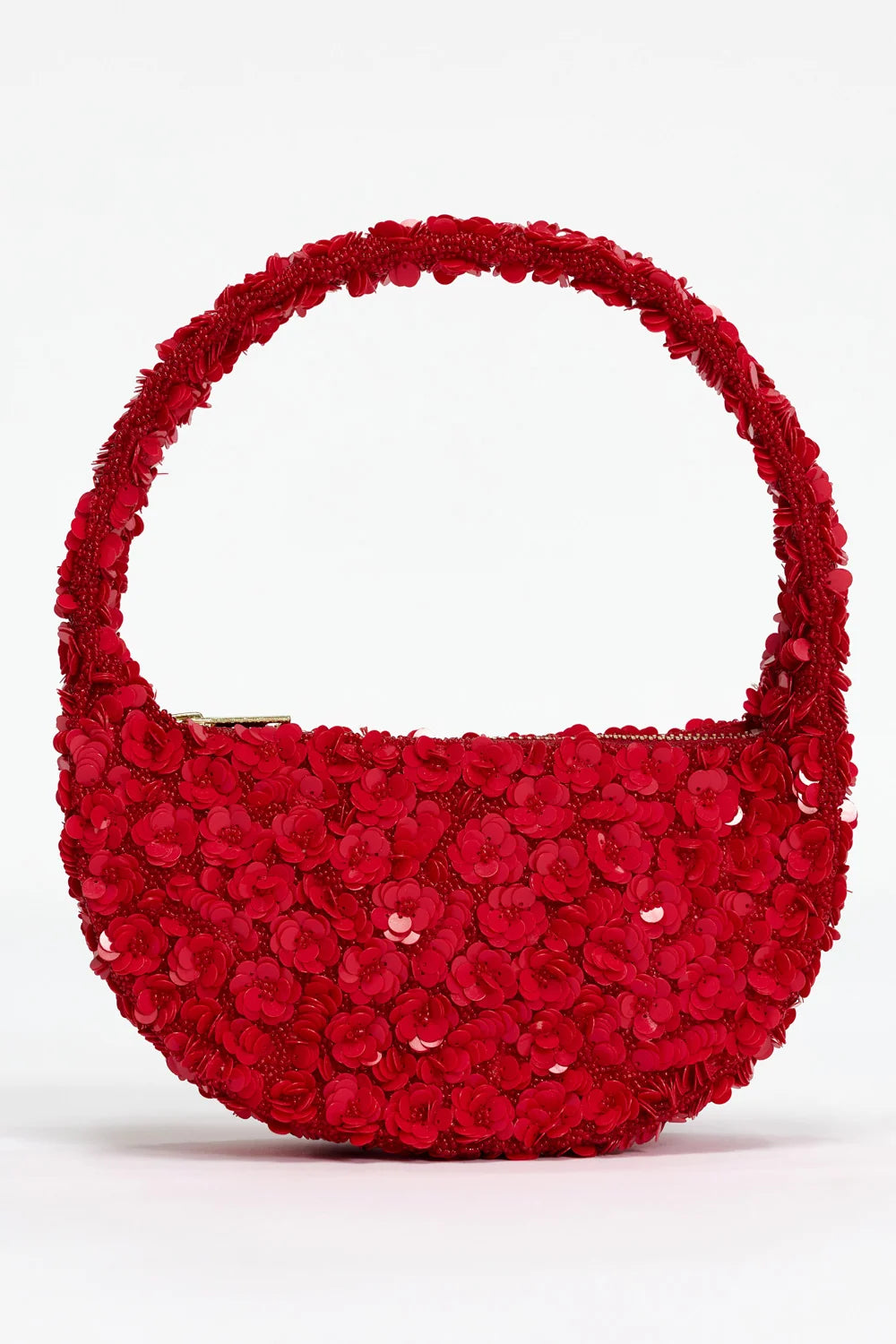 Acler Bead Birch Bag - Spicy Red
