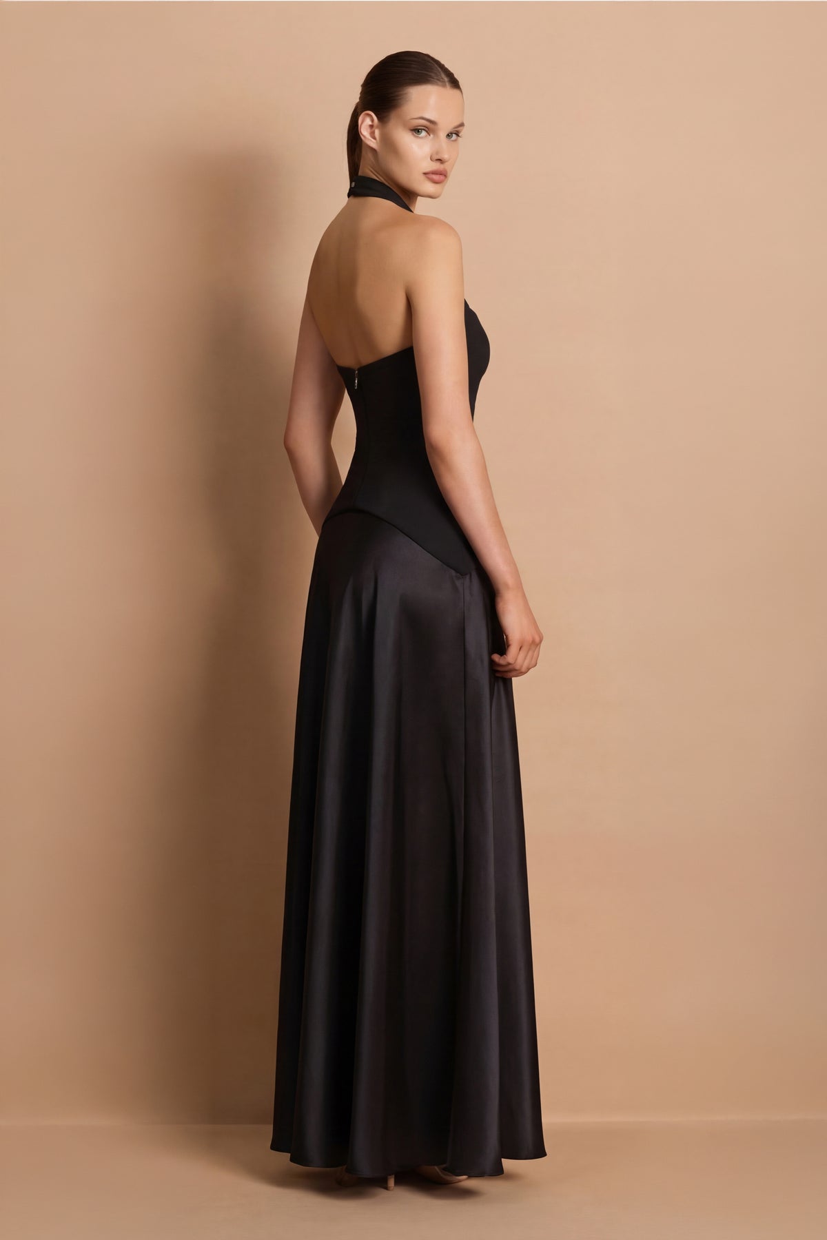 Nookie Alice Halter Maxi Dress - Black