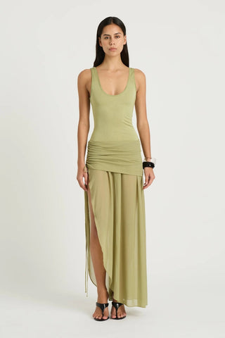 Benni Addison Maxi Dress - Pistachio