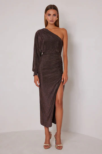 Elle Zeitoune Adeline Maxi Dress - Chocolate