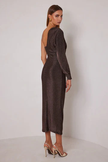 Elle Zeitoune Adeline Maxi Dress - Chocolate