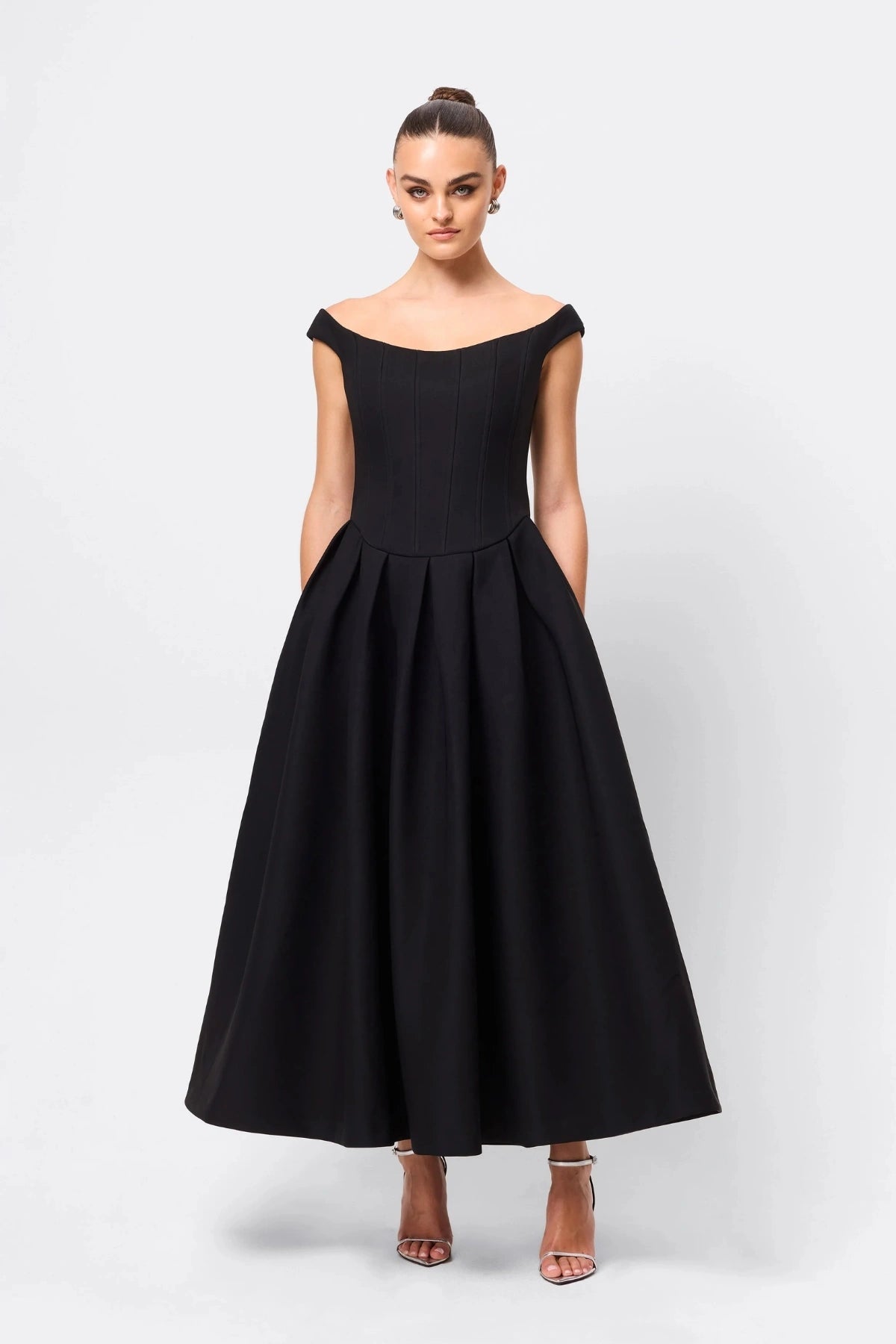 Mossman Adoration Maxi Dress - Black - Dress Hire AU