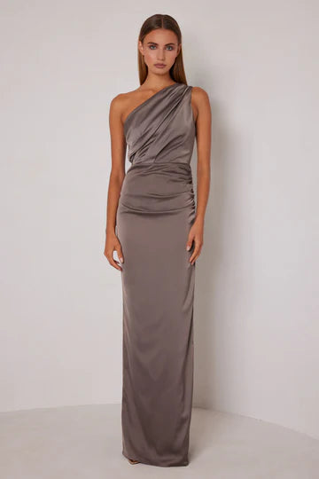 Elle Zeitoune Alanna Maxi Dress - Taupe