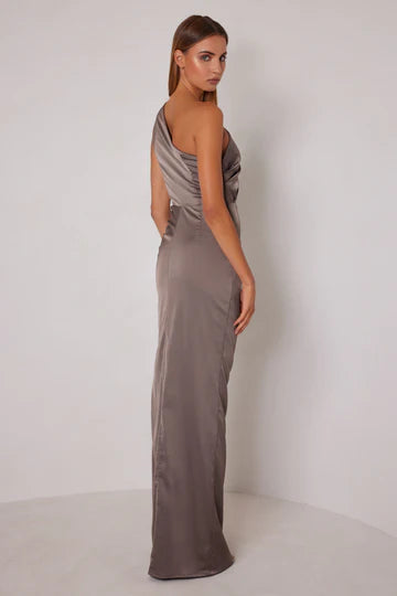 Elle Zeitoune Alanna Maxi Dress - Taupe