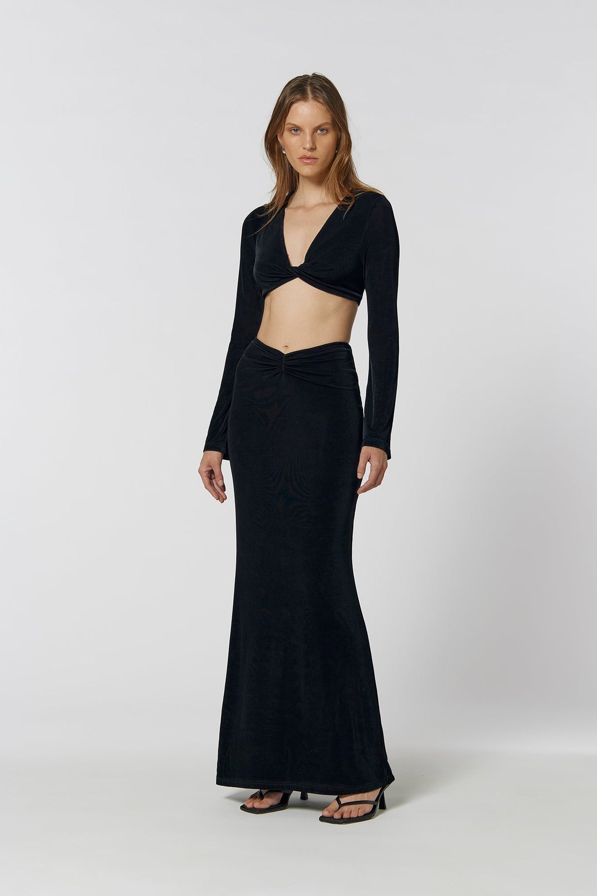 Kianna Anderson Twist Top - Black