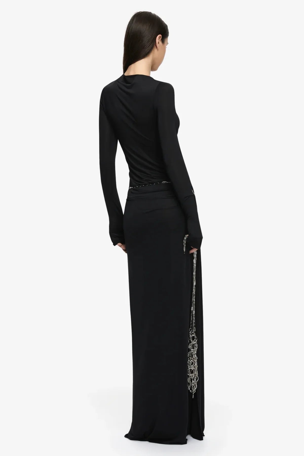 Bec & Bridge Andrea Long Sleeve Maxi Dress - Black