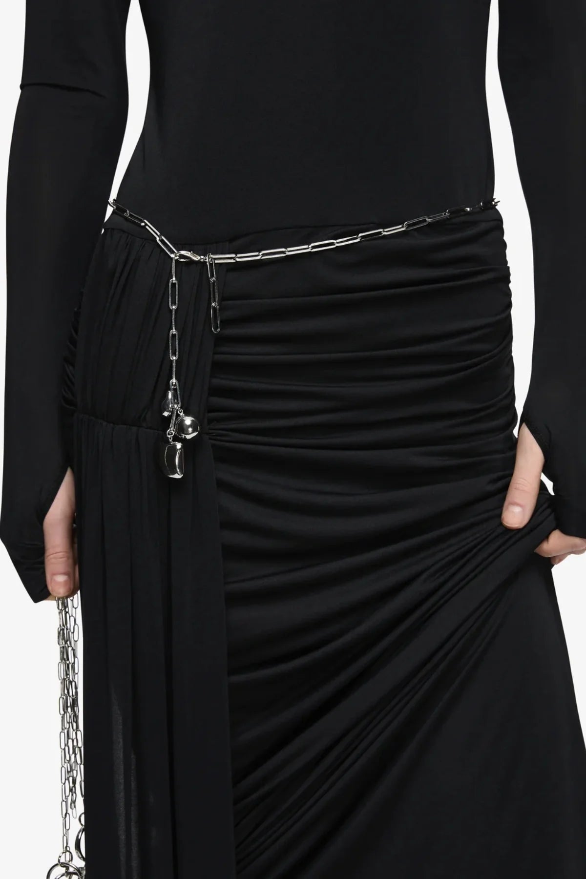 Bec & Bridge Andrea Long Sleeve Maxi Dress - Black