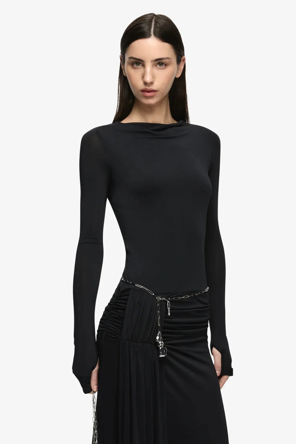 bec and bridge black long sleeve dress bec and bridge black long sleeve dress Bec + Bridge Black Diamond Days L/S Maxi Dress