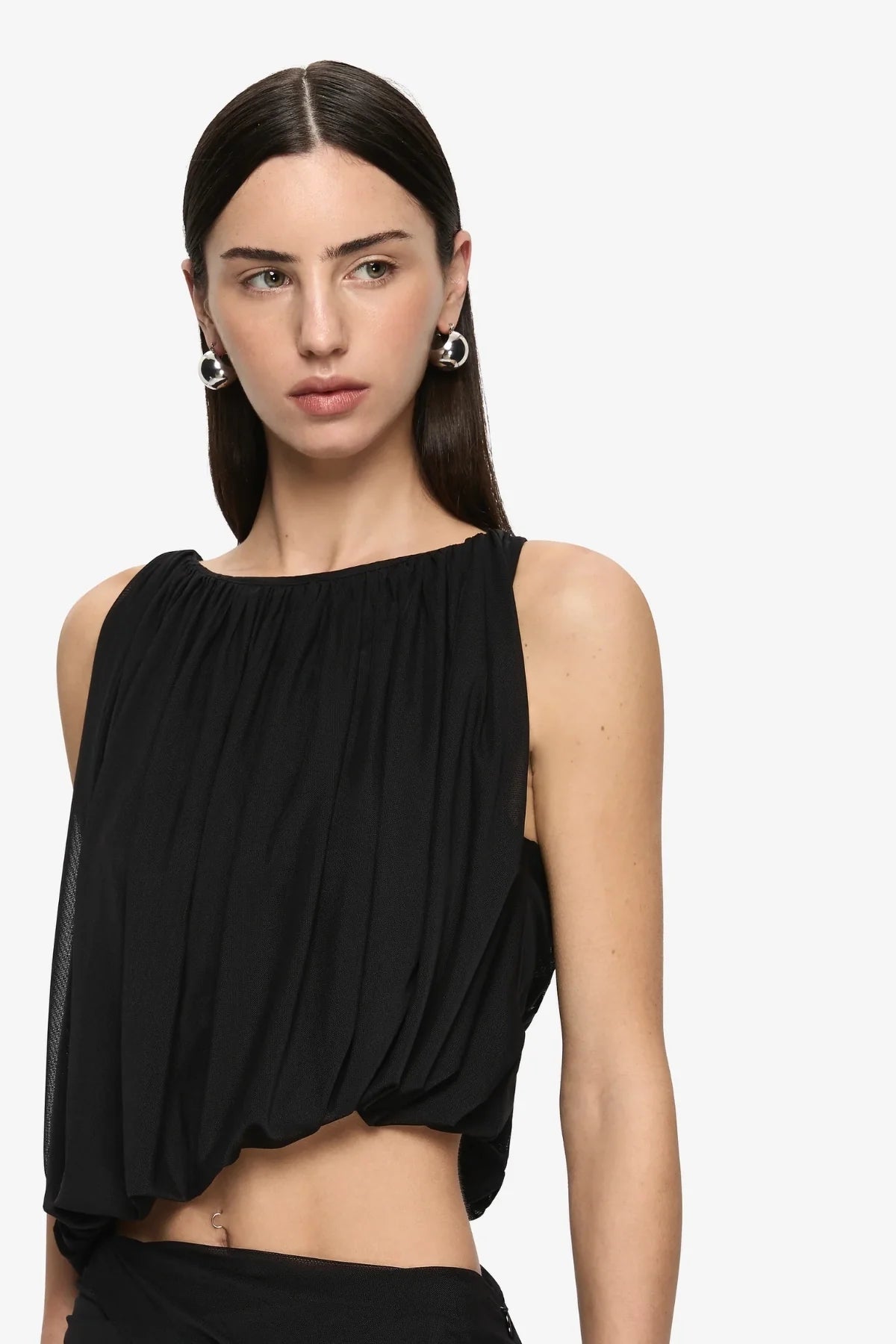 Bec & Bridge Anya Gathered Maxi Dress - Black