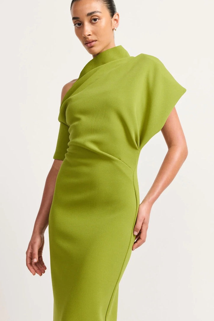 Tojhà Matson Dress - Matcha Powder